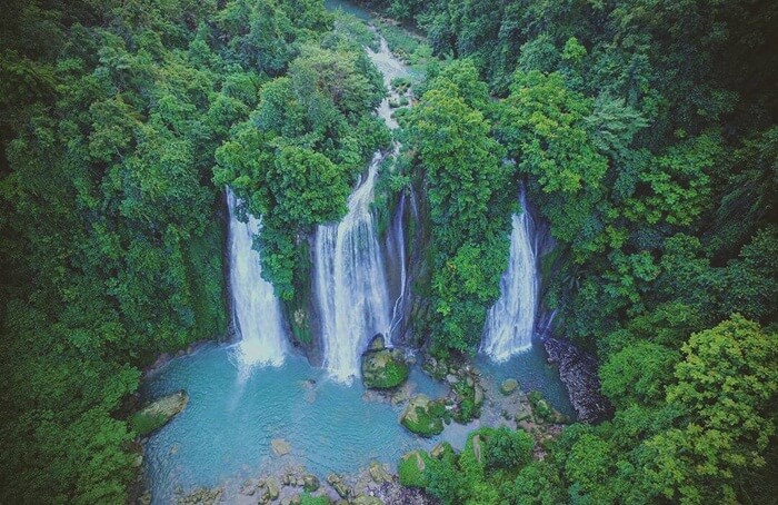 Pesona Curug Cikaso di Kampung Ciniti, Ujung Genteng Sukabumi